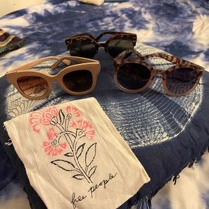 Free People - Women’s Sunglasses - Bundle of 3 (One Size)